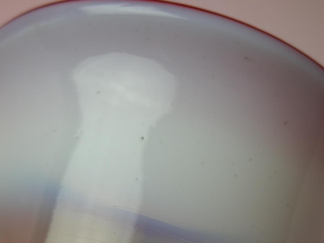 アンティーク 大正期頃 アイスクリームコップ 氷コップ 乳白ガラス 71229