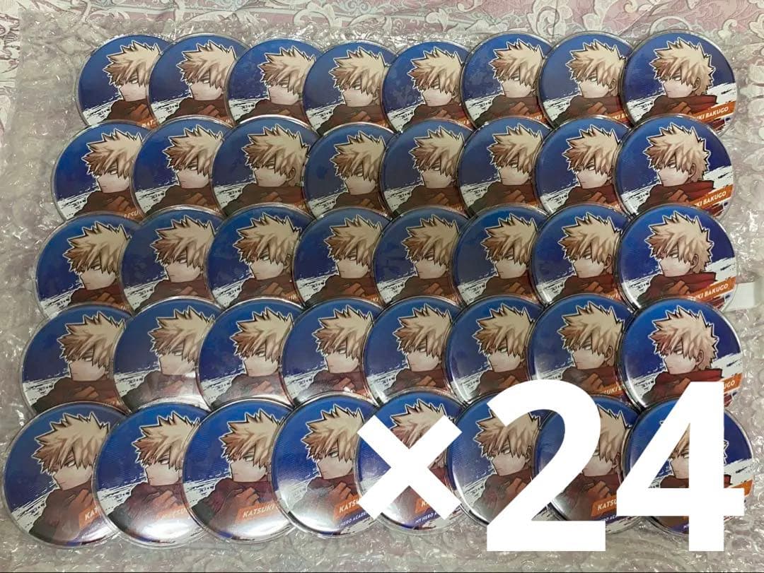 僕のヒーローアカデミア ヒロアカ 爆豪勝己 新十傑 缶バッジ 24個