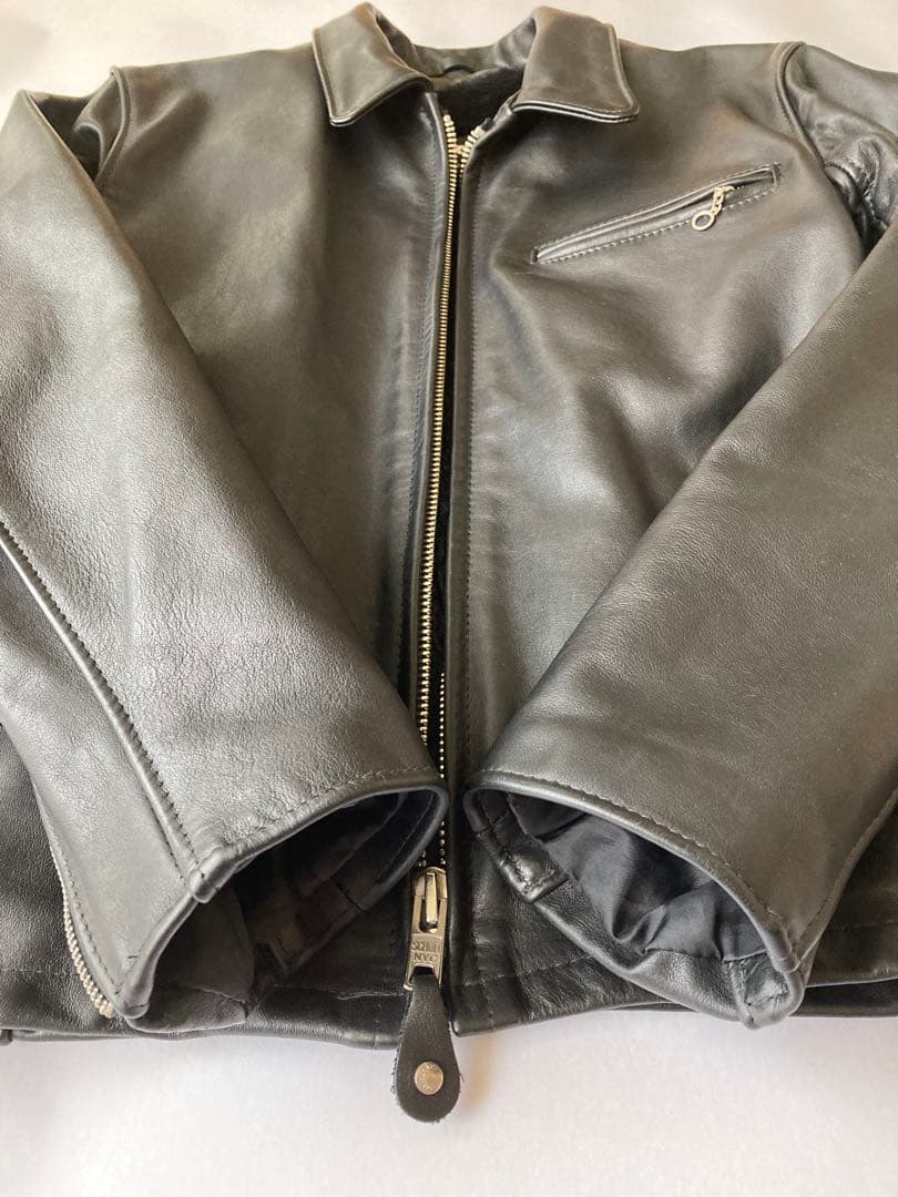 dogdog Schott 643 38 美品シングルライダースジャケット