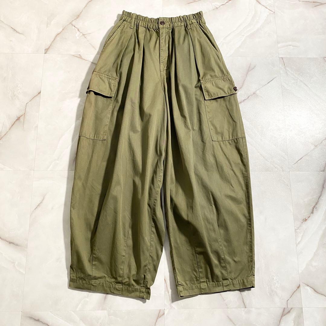 A16600 近年モデル 美品 ハーベスティ サーカスカーゴパンツ カーキ 2