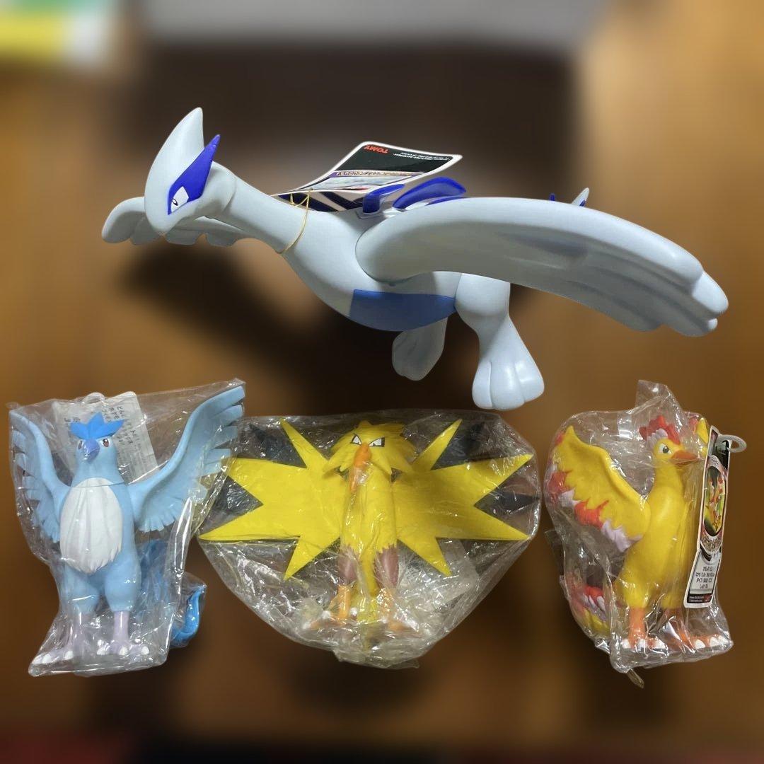 ポケモン デラックスフィギュア ルギア/ファイヤー/サンダー/フリーザー 4体