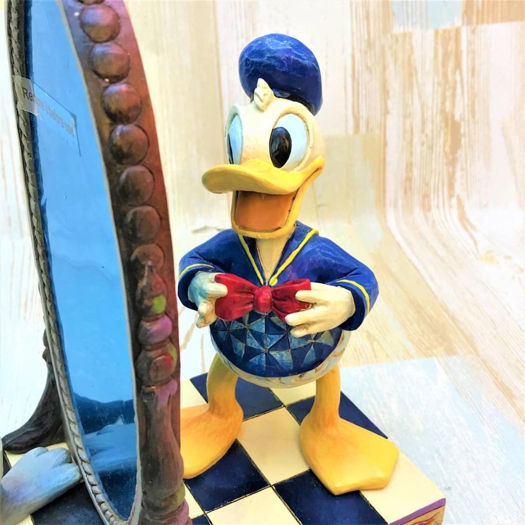 ドナルド ダック Handsome As Ever 鏡 かがみ フィギュア