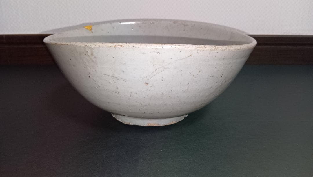 李朝 高麗白磁 鉢 金継ぎ修復品 韓国古陶磁 骨董