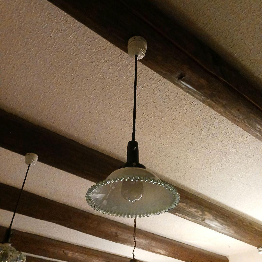 ガラスランプシェード 　　　　アンティーク