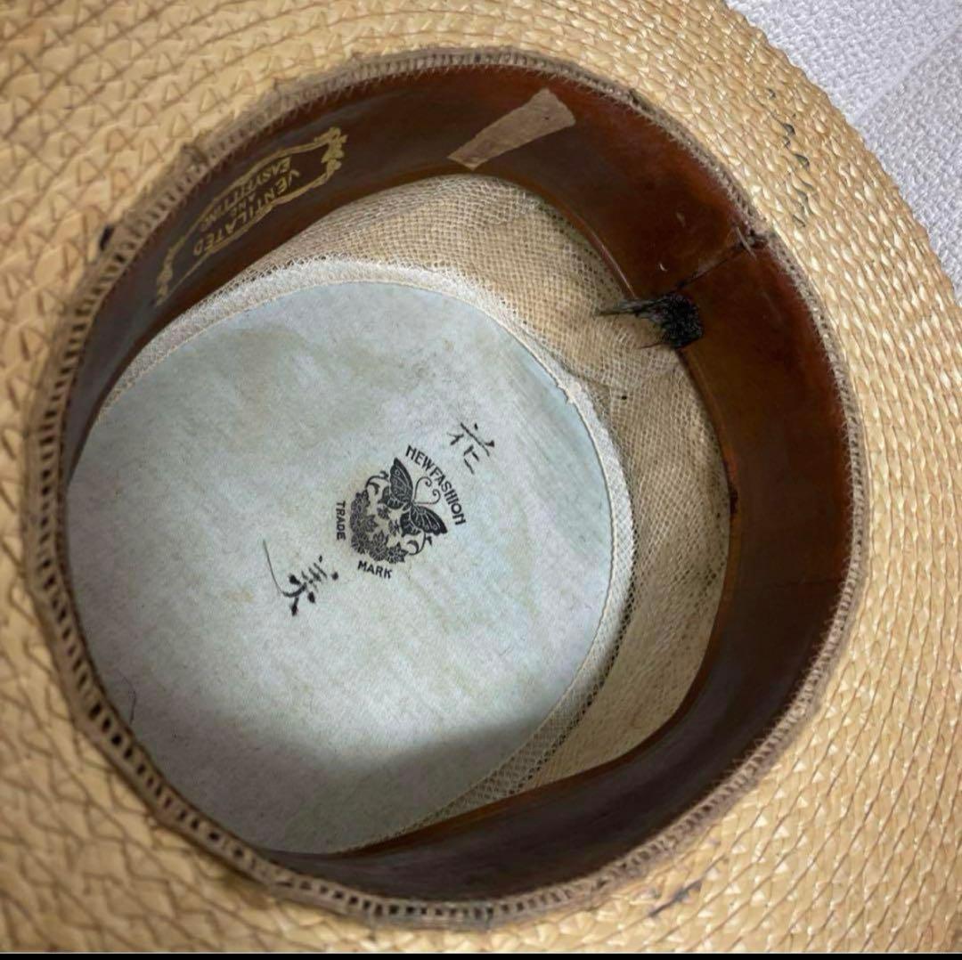 戦前　カンカン帽　麦わら帽子