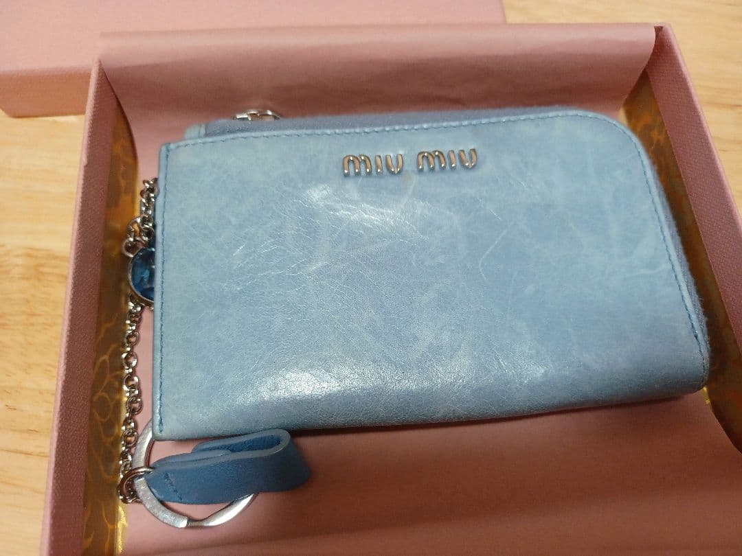 【値下】miu miu ケース　ミニケース 箱付