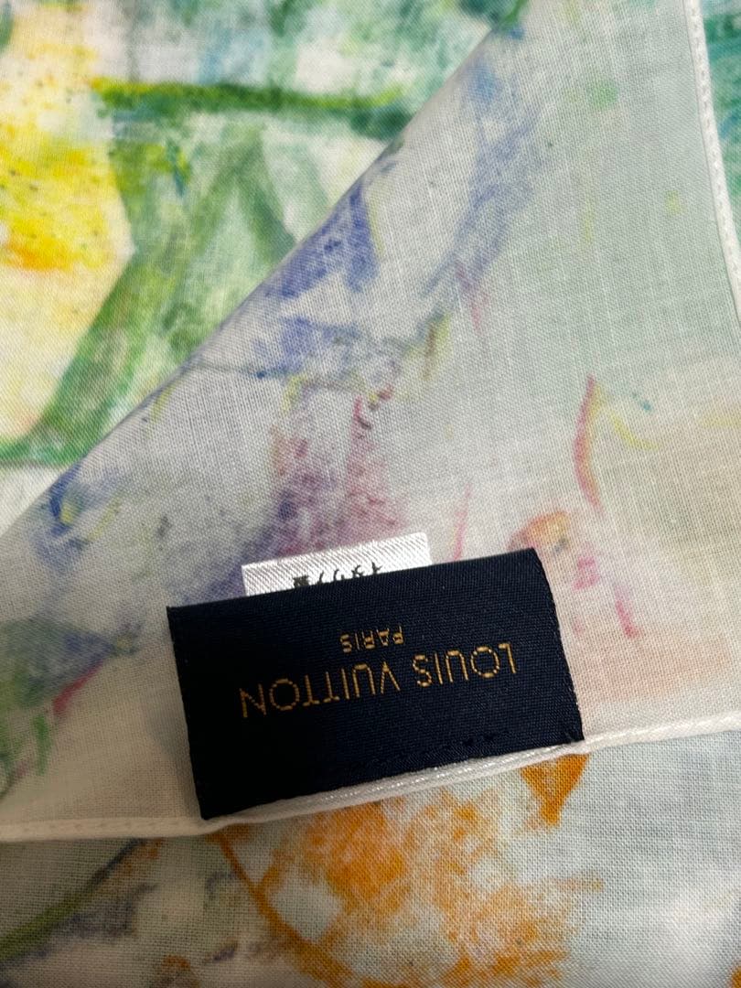 Louis Vuitton シルクバンダナ マルチカラーホログラム