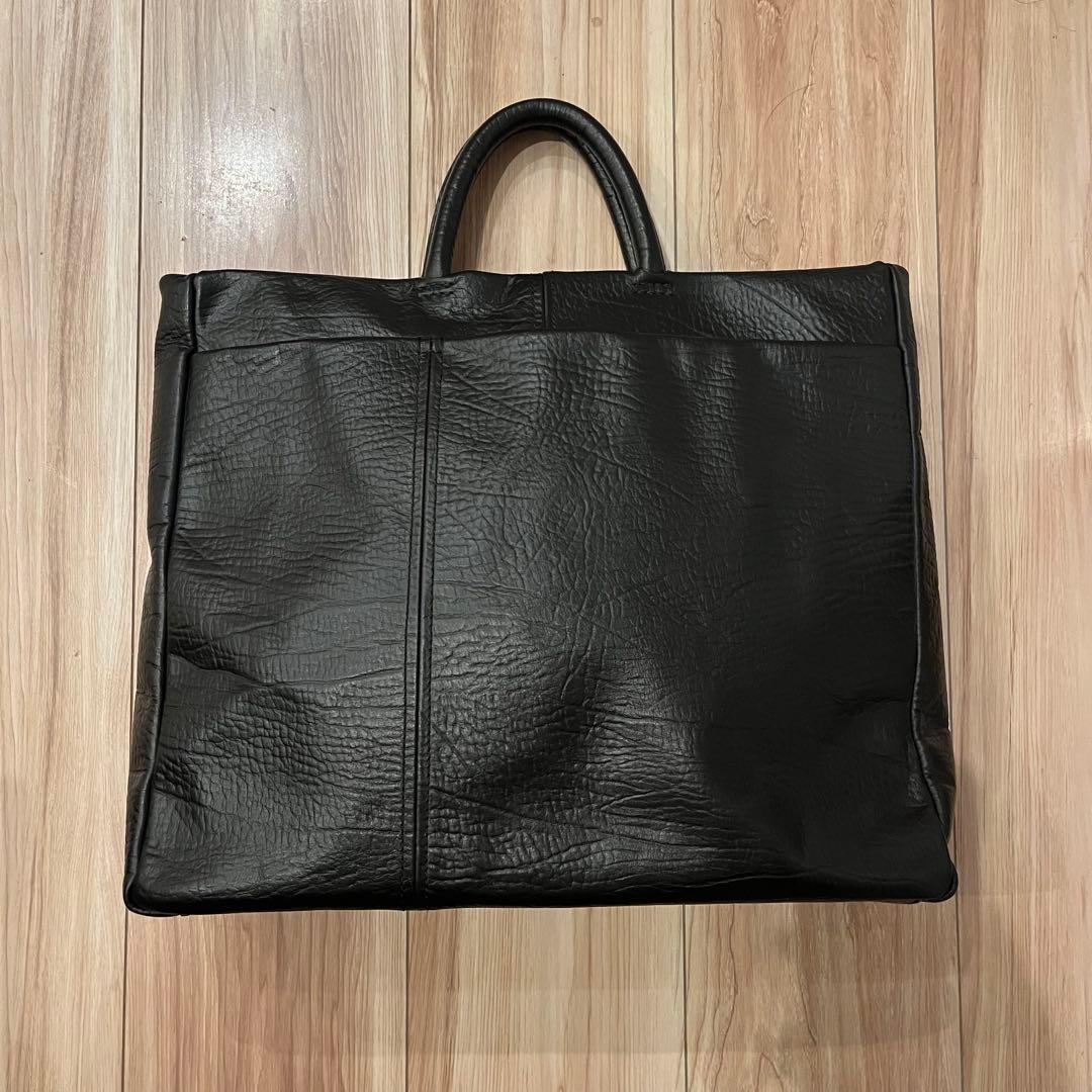 【M＋ エムピウ テネラ ブラック】　レザーバッグ　鞄