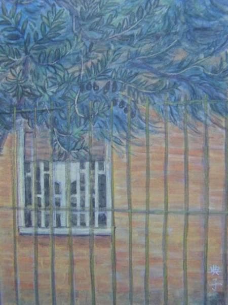 岩崎典子、ローマにて、希少な画集より、新品高級額・額装付