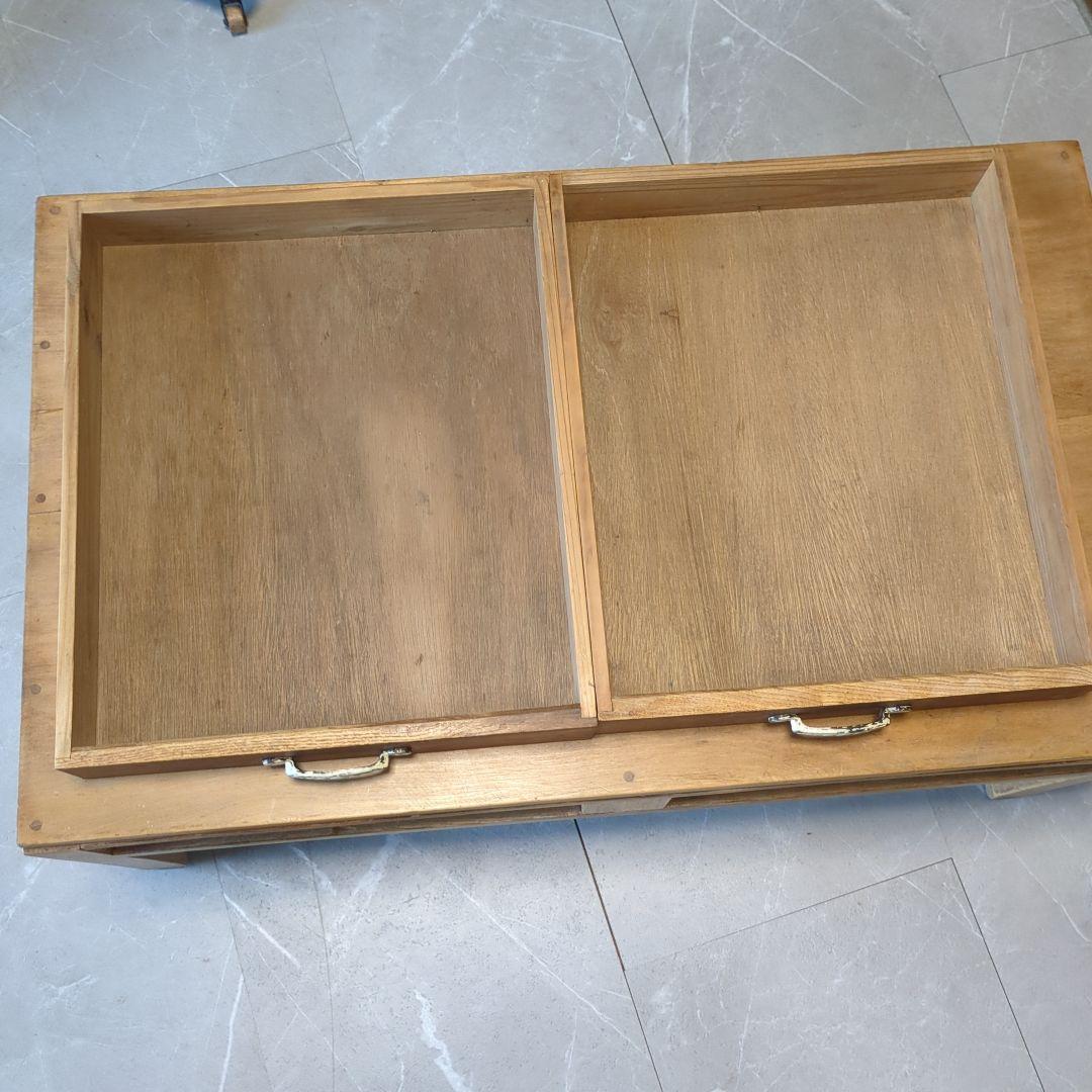 アンティーク文机　花台　飾り台　サイドテーブル　古道具