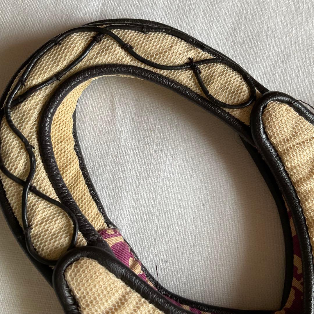 JAMIN PUESH孔雀の羽柄　刺繍バッグ【匿名配送】