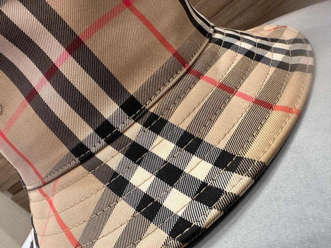 バーバリー BURBERRY キッズ 帽子 バケットハット 12M〜18M