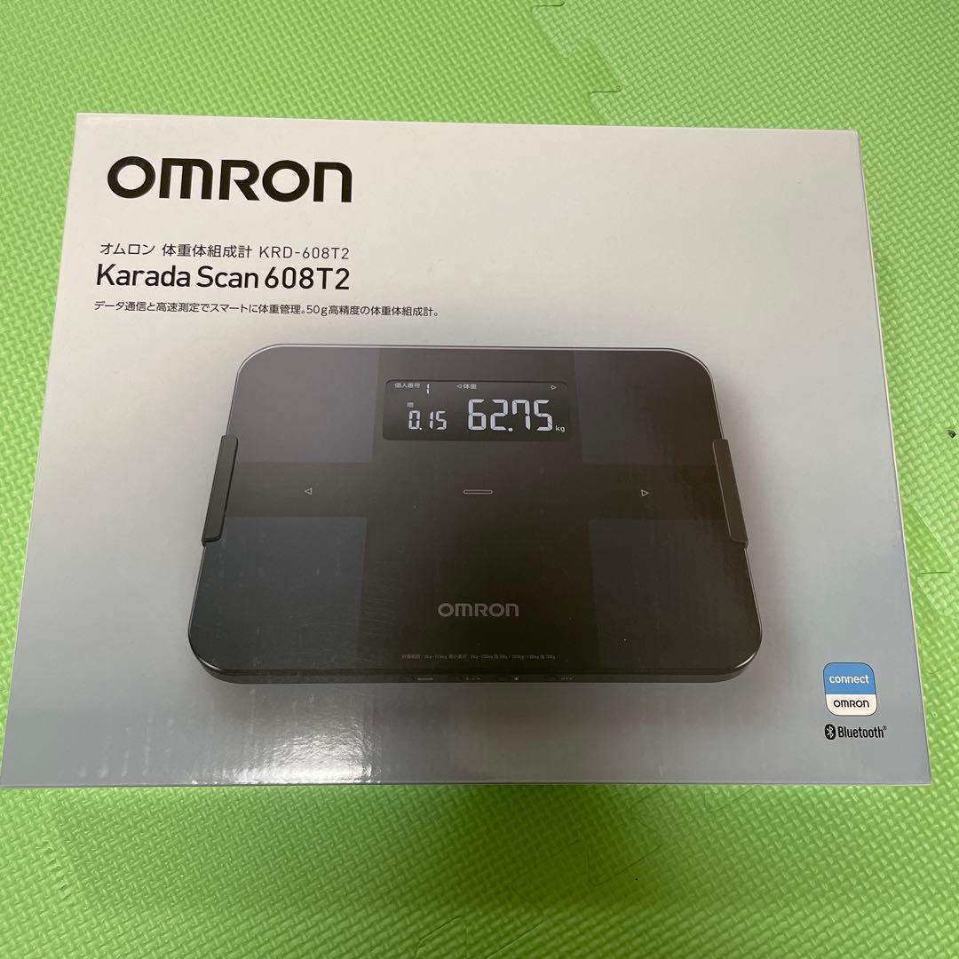 OMRON Karada Scan 608T2 体重計　ブラック