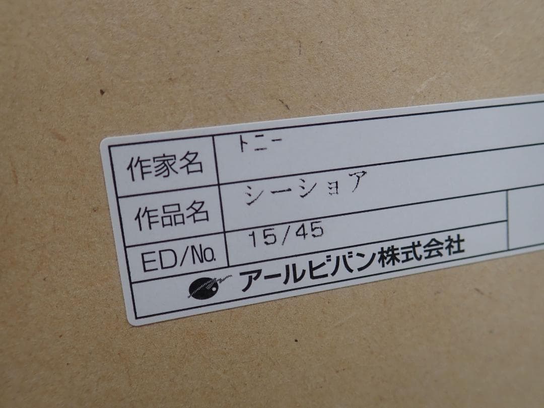 ⑫新品・保証書付 Tony トニー「シーショア」ミクスドメディア　アールビバン