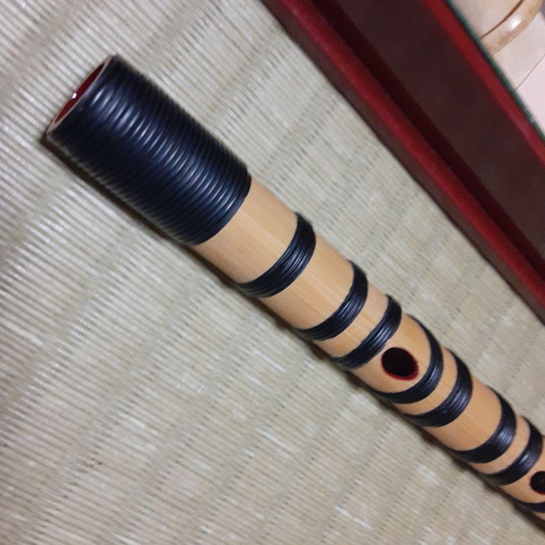 雅楽　篳篥　白竹　籐巻き　図紙付き