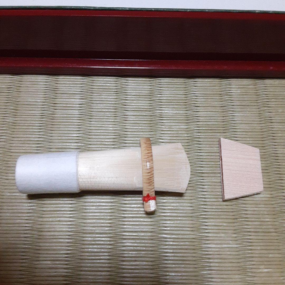 雅楽　篳篥　白竹　籐巻き　図紙付き