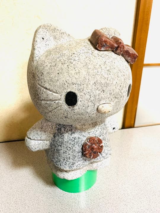 めっちゃ値下げ！キティー　石像　一点物！　早い者勝ち！
