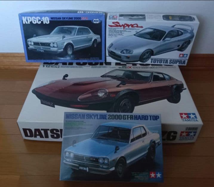 タミヤ　1/12 フェアレディZ他 プラモデル4セット　まとめ売り