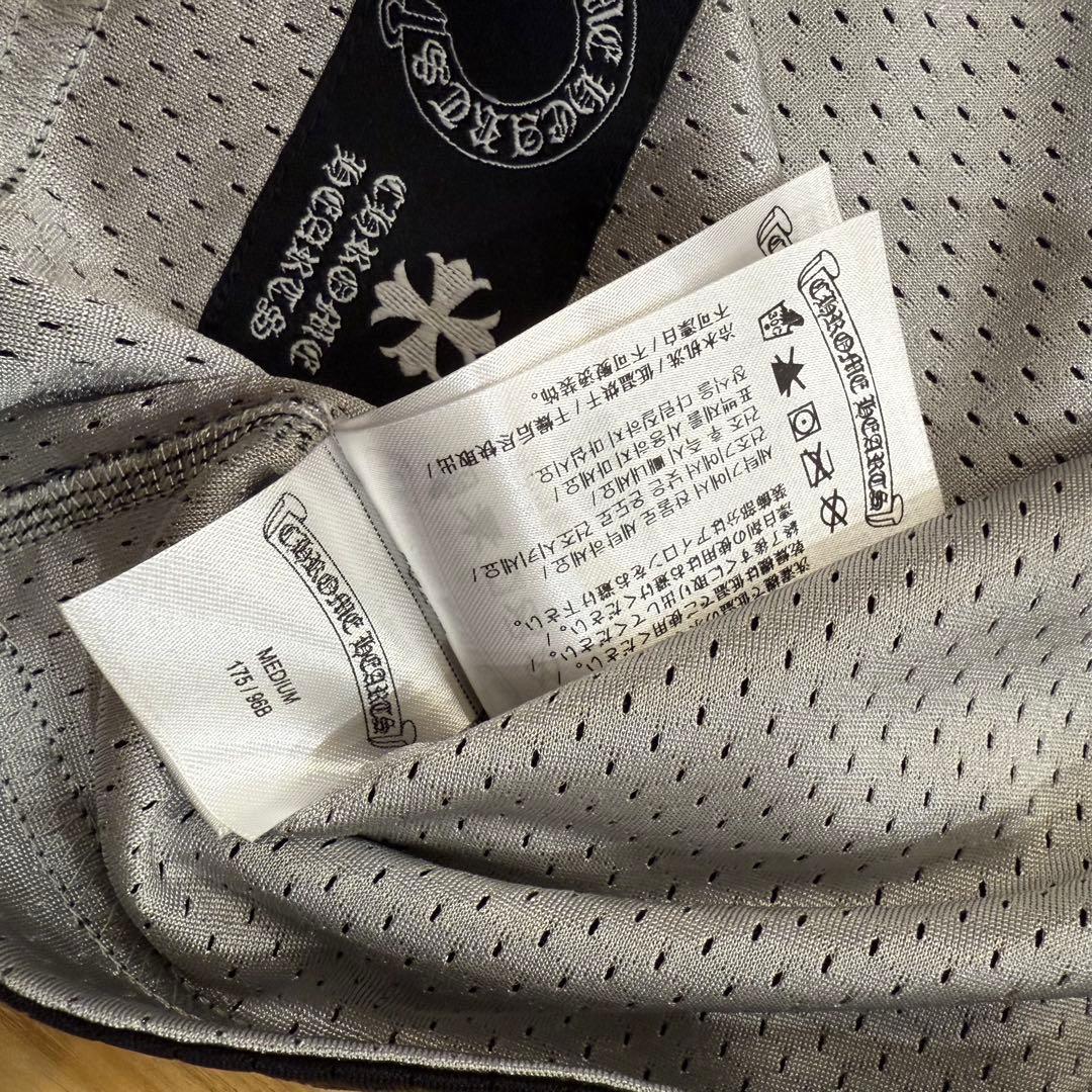 新品レア クロムハーツ メッシュ mesh タンクトップ ジャージ ブラック M