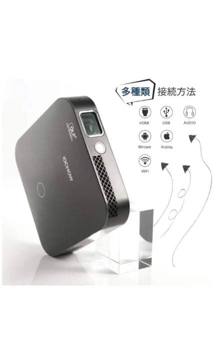 iOCHOW iO4 ミニ プロジェクター 小型 DLP 3000 ルーメン