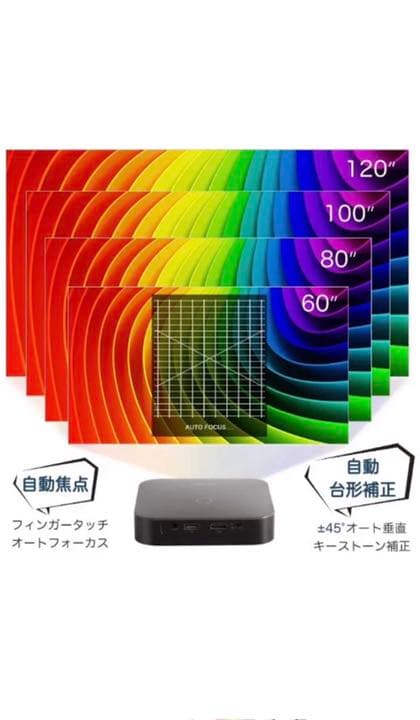 iOCHOW iO4 ミニ プロジェクター 小型 DLP 3000 ルーメン