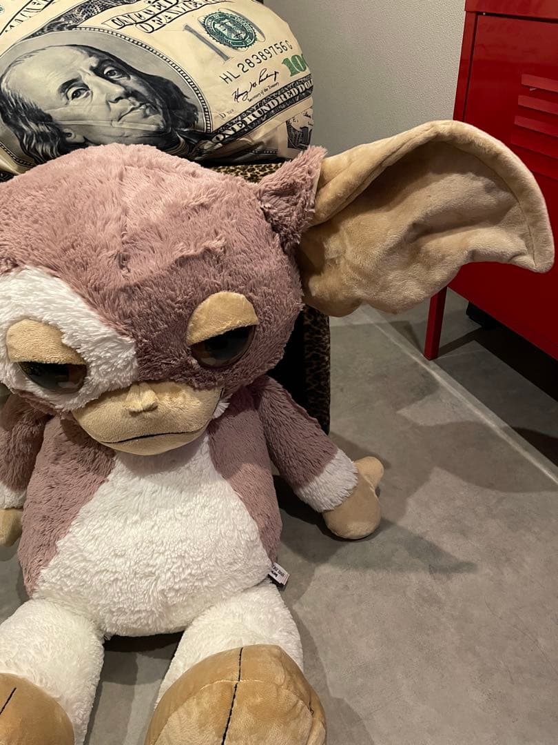 【土日限定セール】グレムリン 特大ギズモ ピンクグレー 80cm