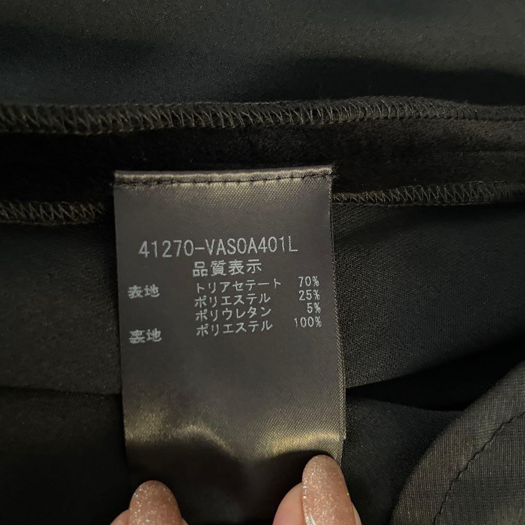 FOXEY VELOUR NOIR ブラック フレアスカート 40