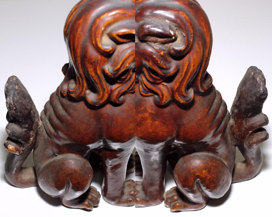 四代-五代 大樋長左衛門 唐獅子像