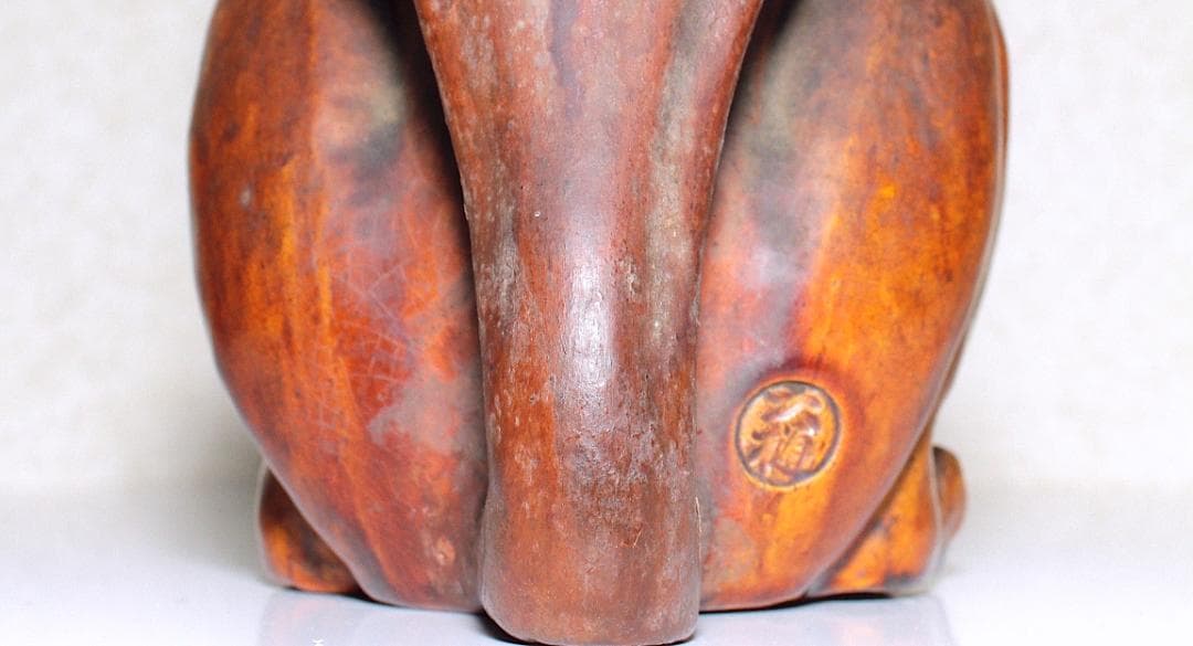 四代-五代 大樋長左衛門 唐獅子像