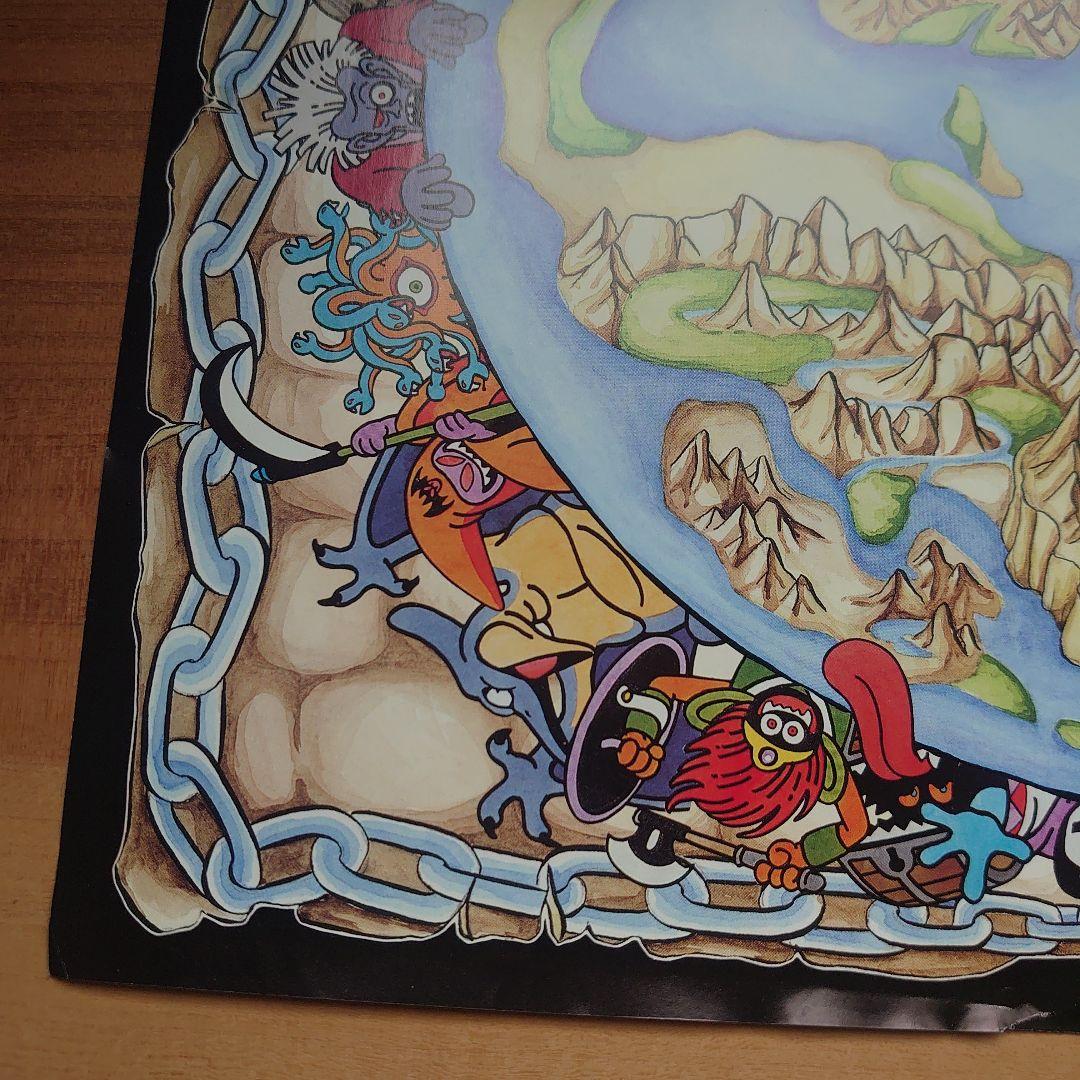 ドラゴンクエストⅡ 悪霊の神々 レトロ チラシ