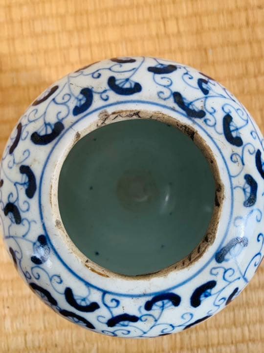 中国清時代染付お壺