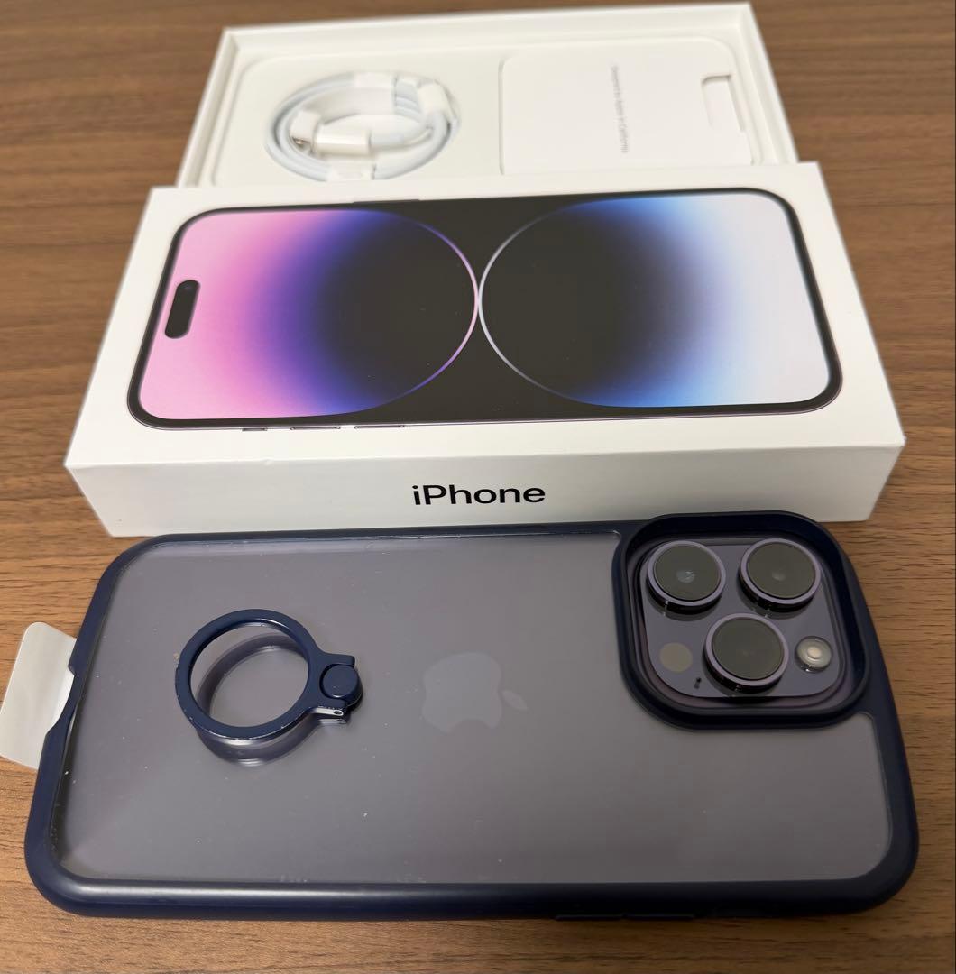【超美品】14 Pro Max 256GB SIMフリー 4K撮影可