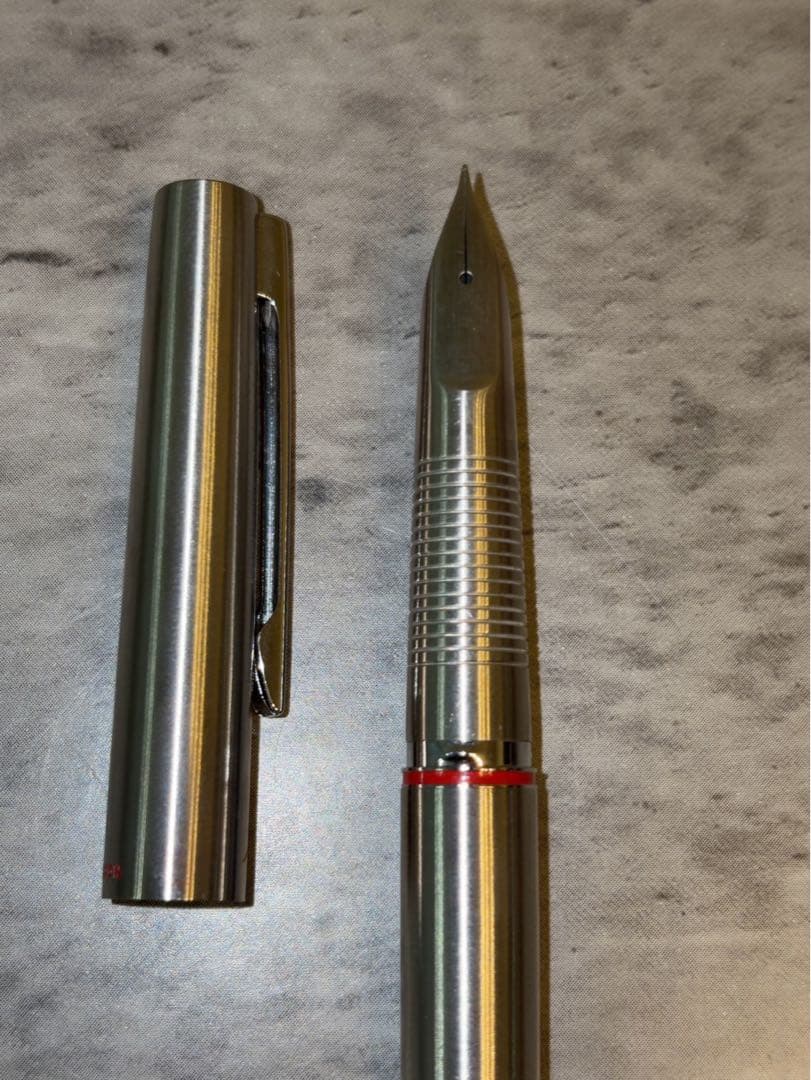 未使用 Pilot 万年筆 ミューレックス MR ステンレス軸 ペン先一体型