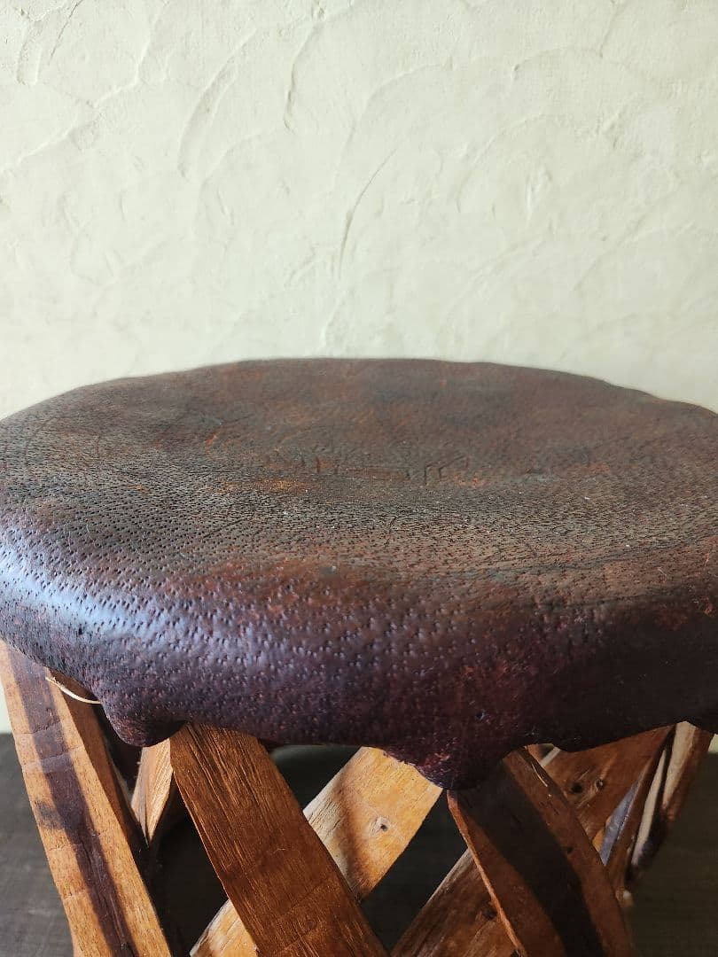 メキシコ　民藝　手仕事　エキパルスツール　ヴィンテージ