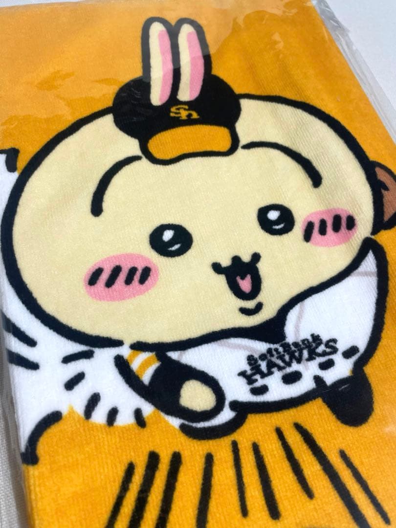 ちいかわ ホークス フェイスタオル うさぎ 野球 福岡 ソフトバンク 新品