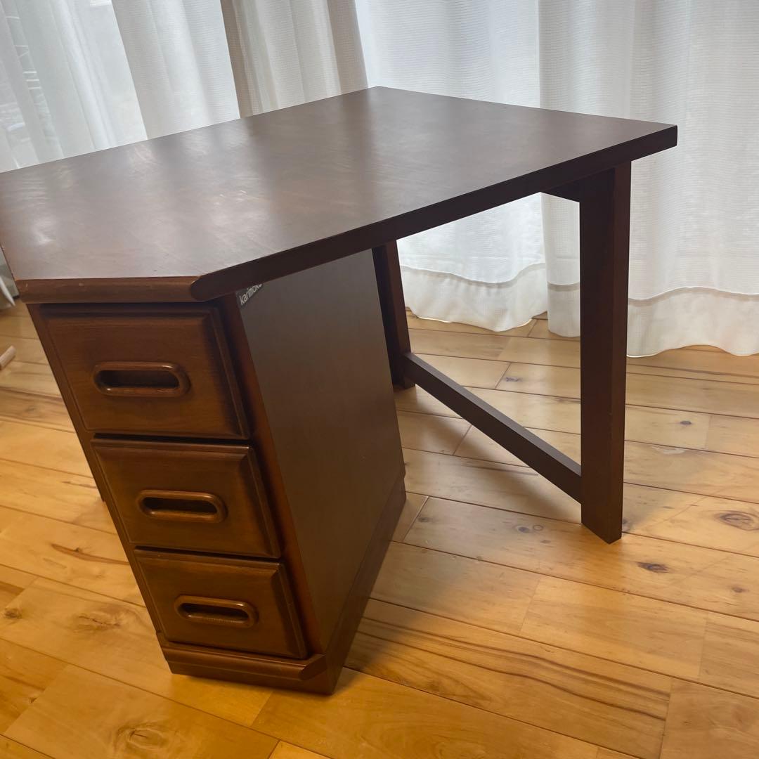 北欧　karimoku コーナー　コーナーテーブル