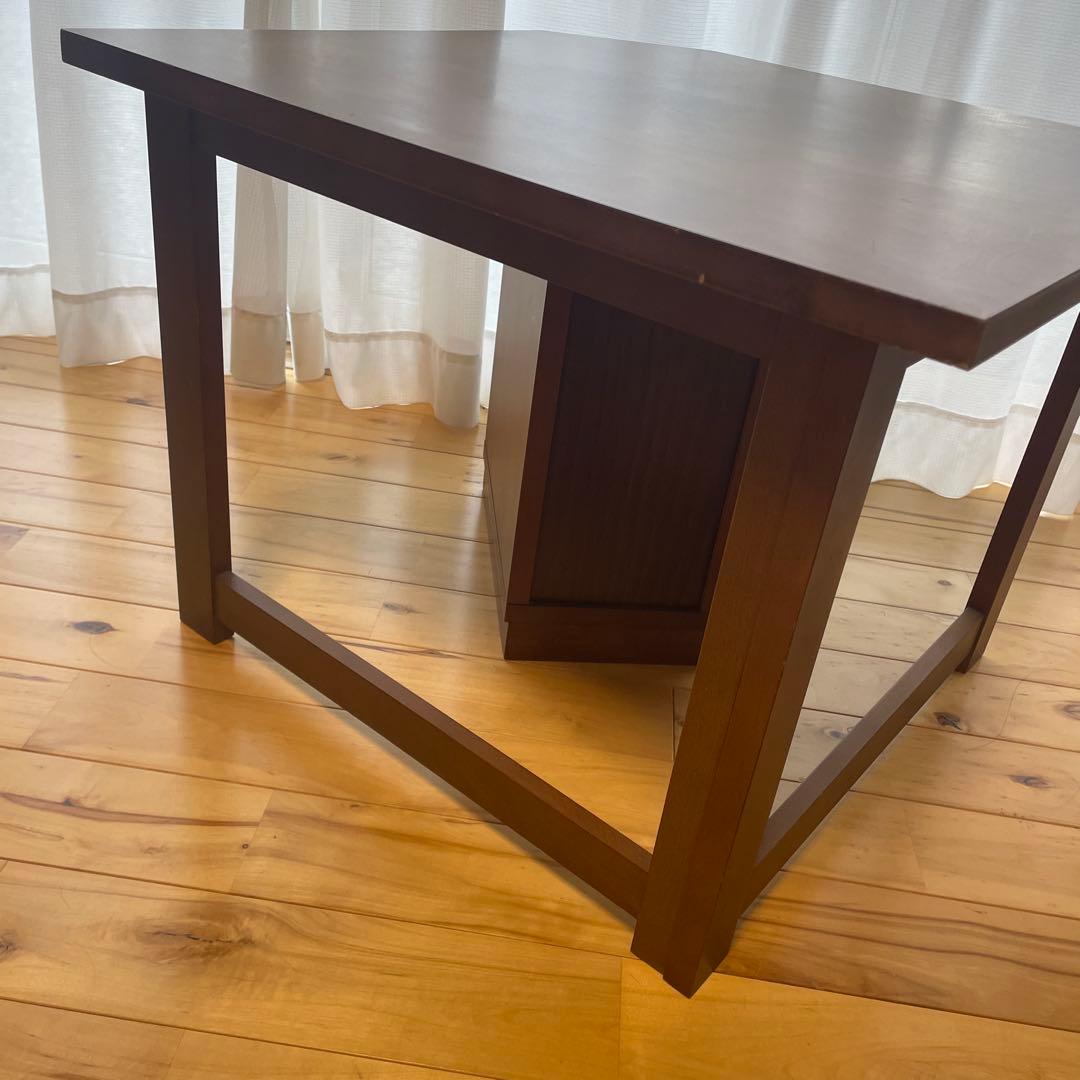 北欧　karimoku コーナー　コーナーテーブル