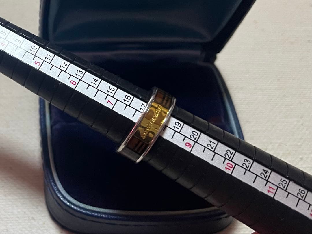 BURBERRY/バーバリーノバチェックシルバーリング