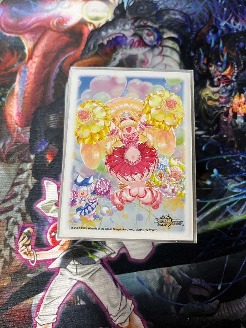 デュエルマスターズ　青緑ジャイアントデッキ　微高レート　フルホイル　スリーブ付き