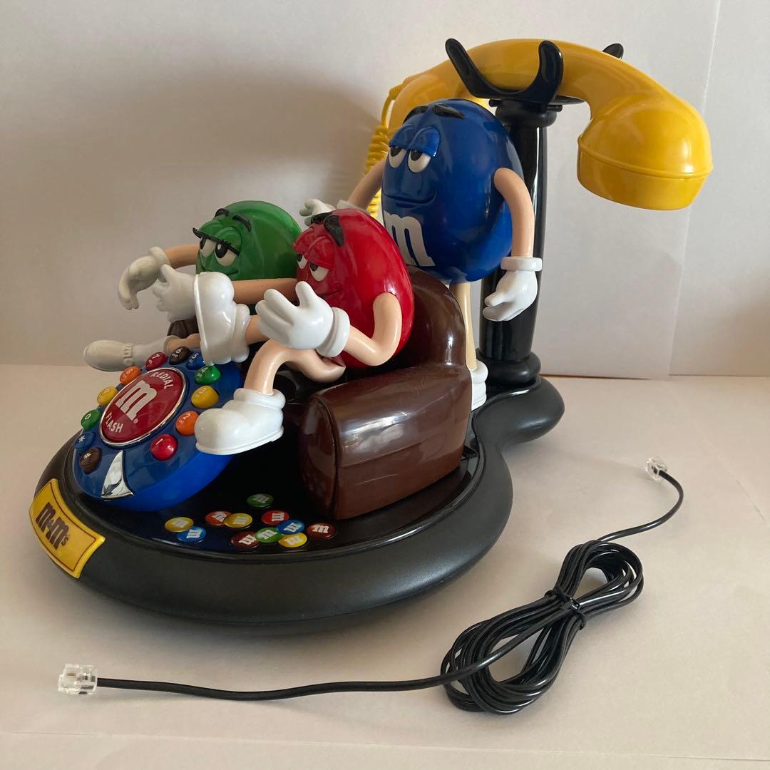 m&m's エムアンドエムズ キャラクターのおしゃべりする電話機 実際に使用可能