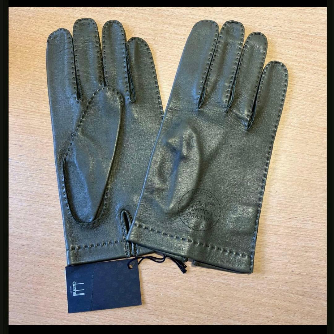 新品8万15迄 ダンヒル dunhi レザーグローブ 革 手袋 デンツ メローラ