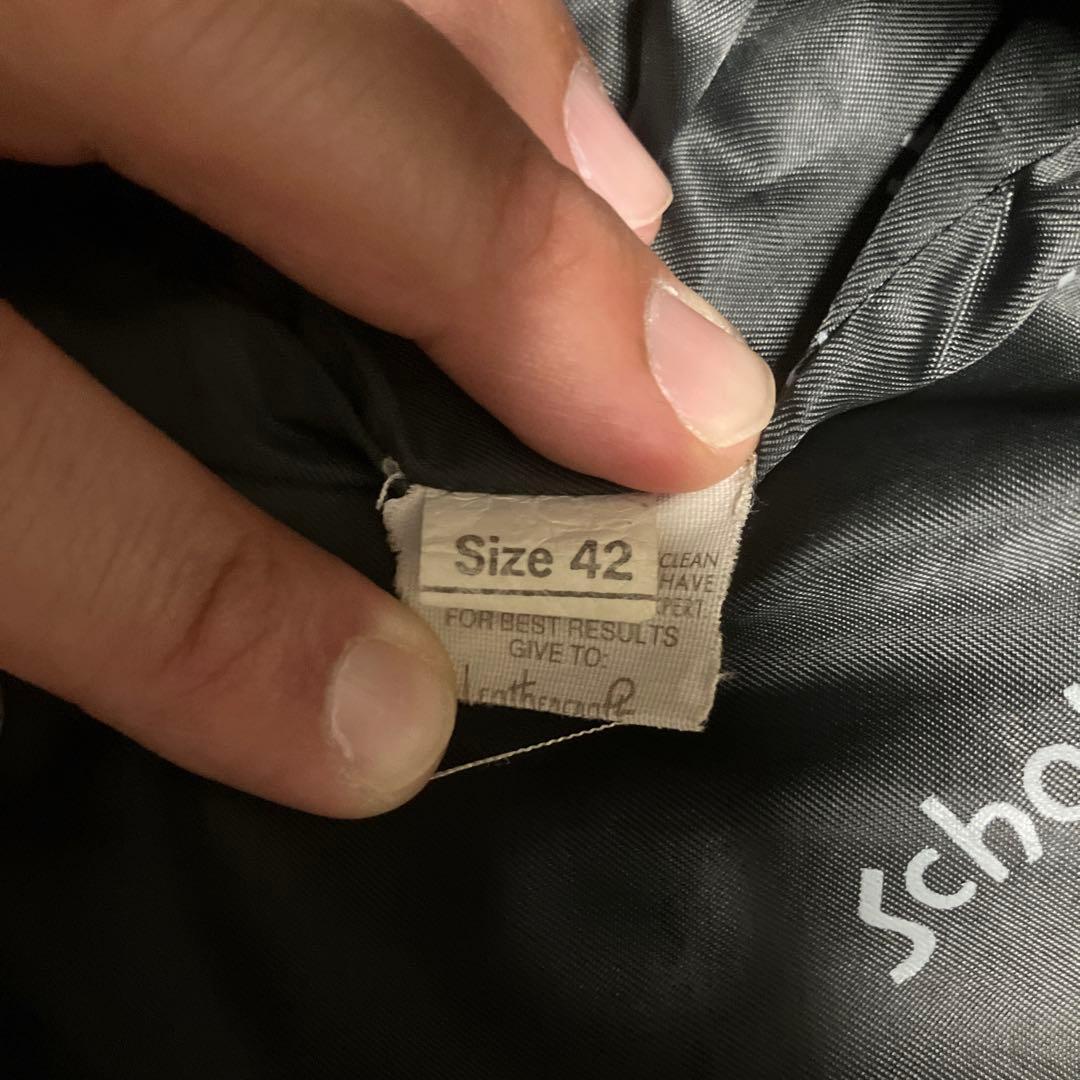 Schott ショット シングルライダース641 サイズ42 TALONジップ