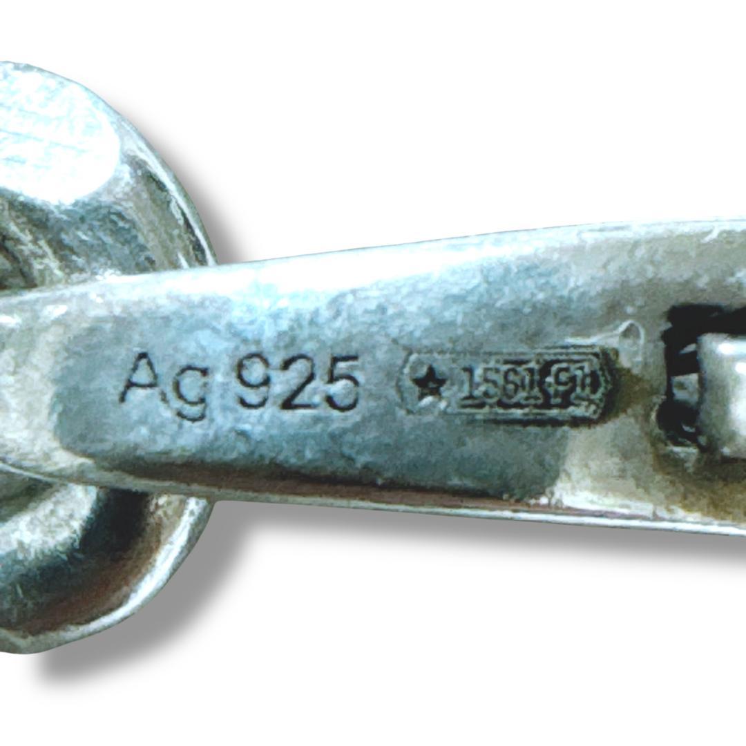 【美品】グッチ インターロッキング ブレスレット19号 SV925