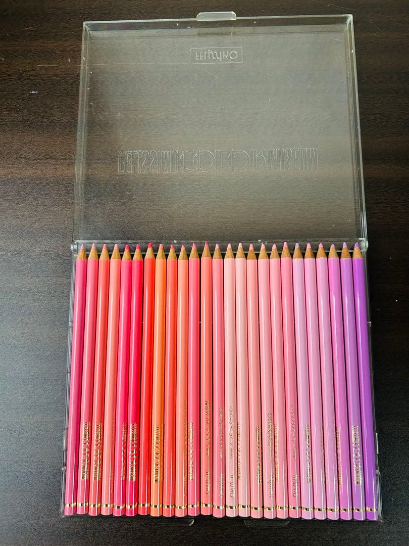 Mamamiak　色鉛筆セット　500色　収納棚付き