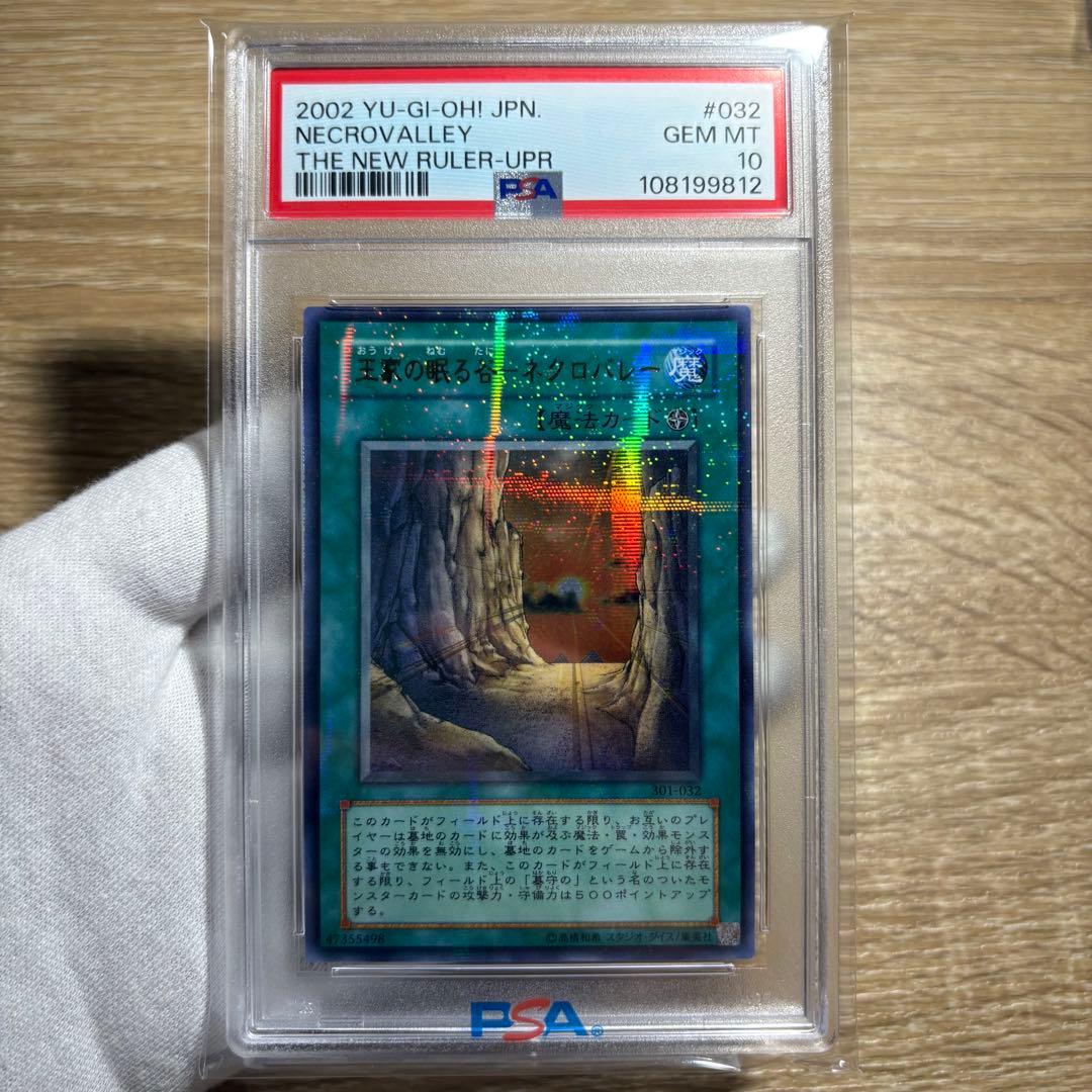 PSA10 極美品　最安値　世界15枚　王家の眠る谷 ネクロバレー　パラレル