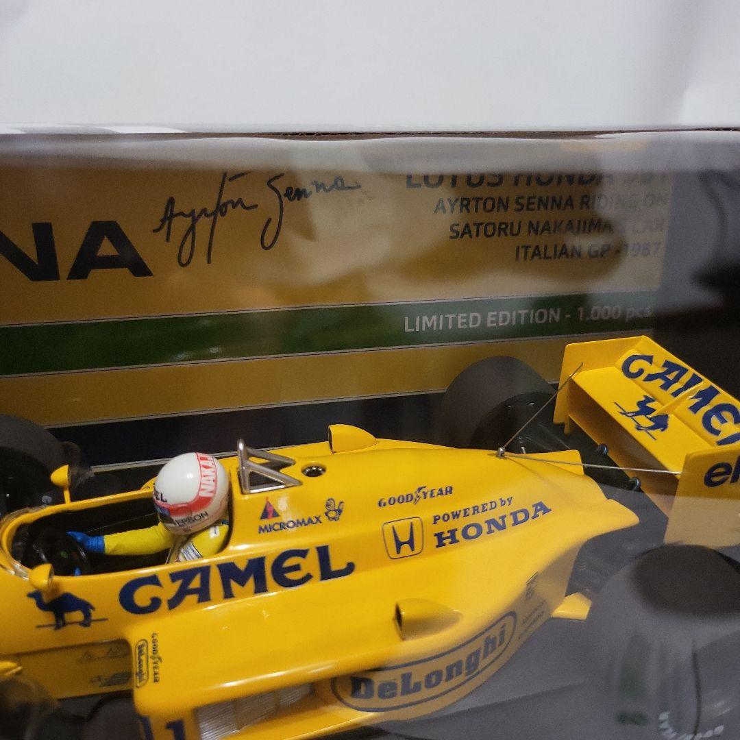 激レア1/18LOTUS HONDA99T中嶋悟ライドオンアイルトンセナ