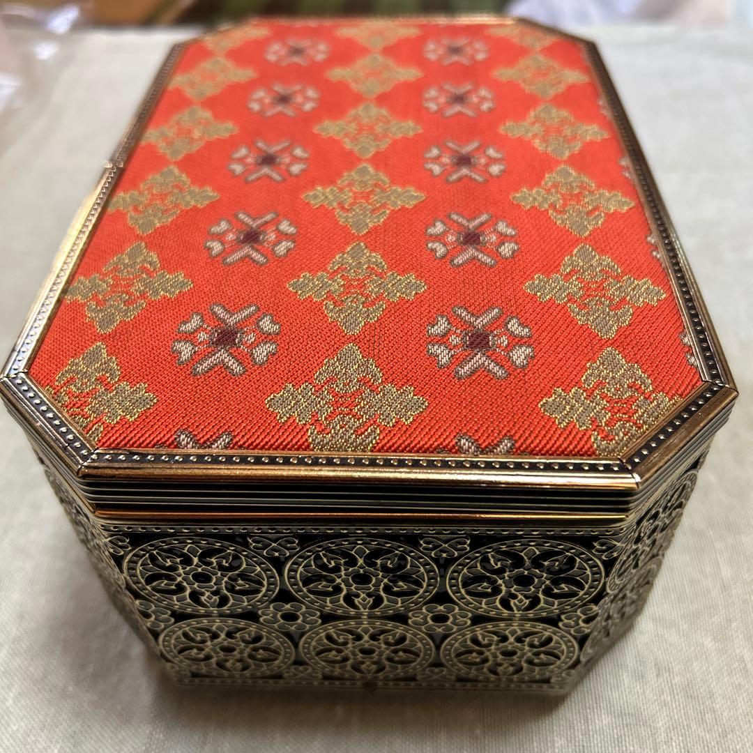 レトロ　八角形の宝石箱