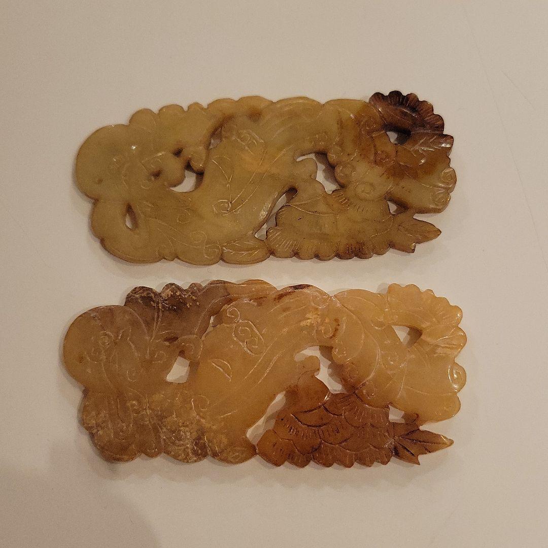 中国 玉石 3種類 6個