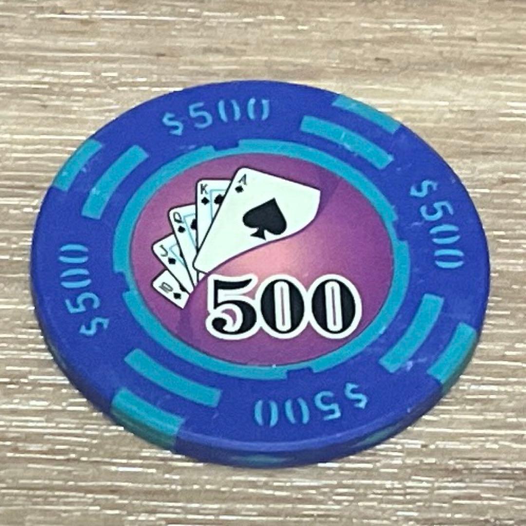 【美品】フォースポット ポーカーチップ 160枚（額面500）
