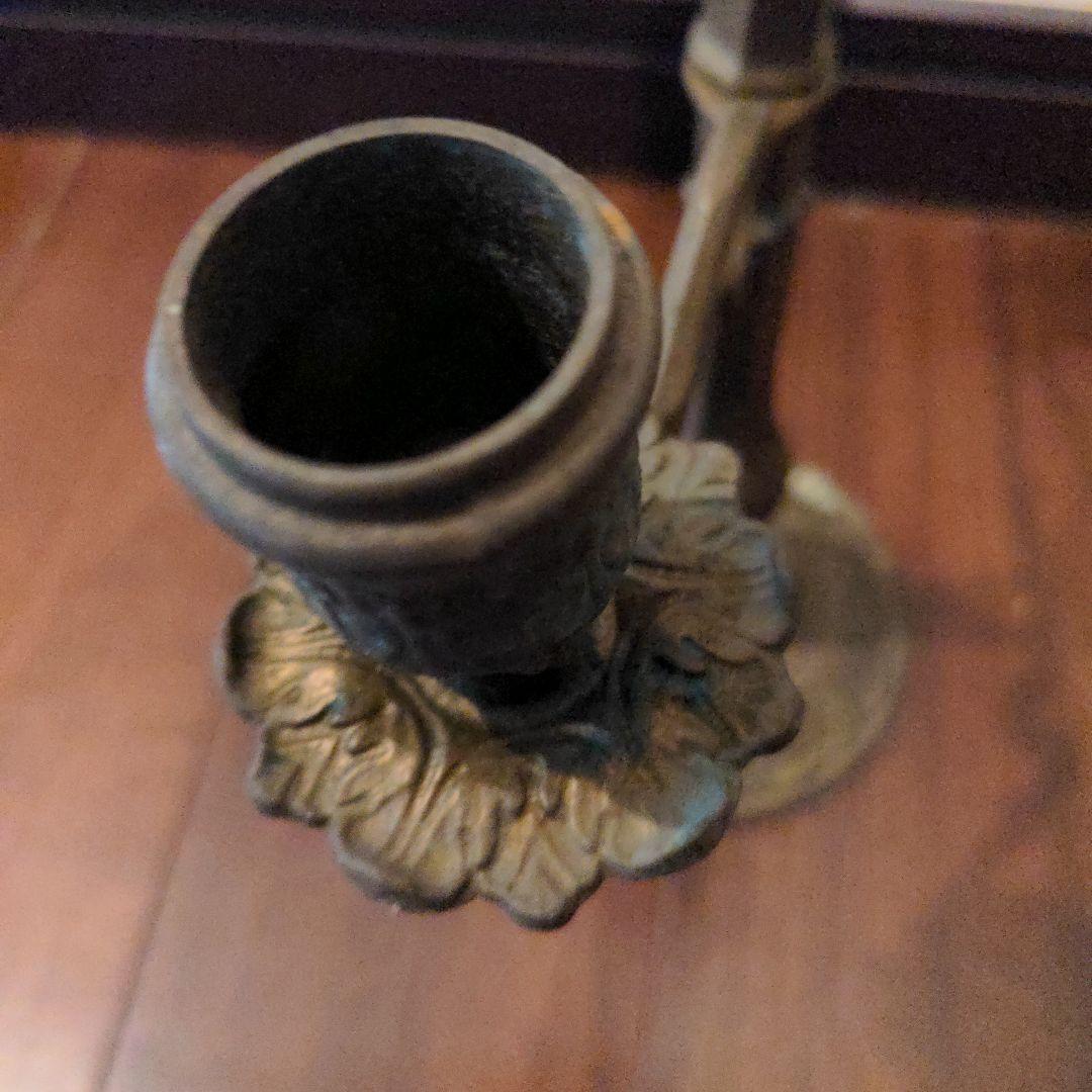 3灯式　フランスキャンドルホルダー　アンティークキャンドルスタンド　　 真鍮